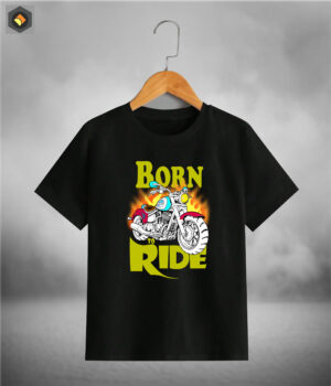 Premium Quality T-Shirt-Born to Ride
