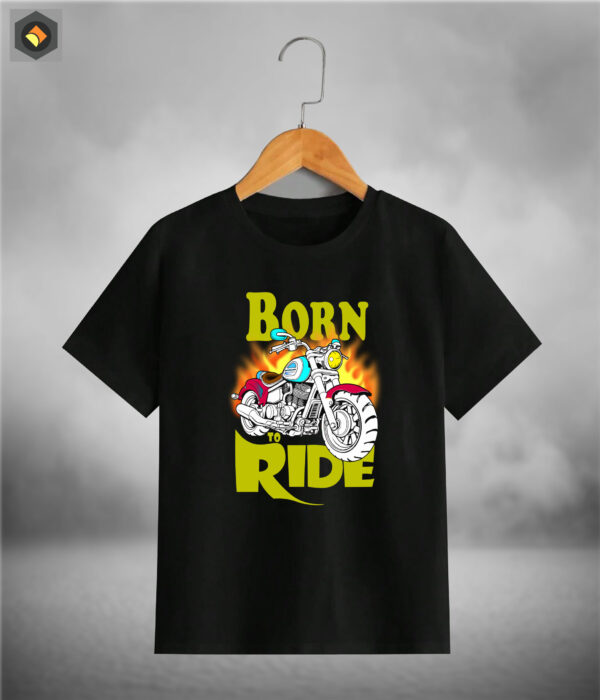 Premium Quality T-Shirt-Born to Ride