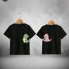 dino couple Couple T-Shirt set (Dino Couple)